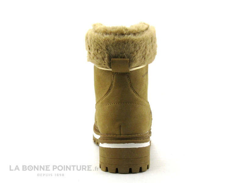 Lois 87770 Camel - Haut Peluche - Bottine Lacet Femme 6 Lois 87770 Camel - Haut Peluche - Bottine Lacet Femme – Image 4