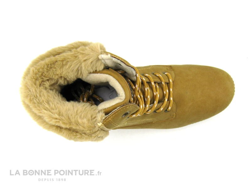 Lois 87770 Camel - Haut Peluche - Bottine Lacet Femme 8 Lois 87770 Camel - Haut Peluche - Bottine Lacet Femme – Image 6