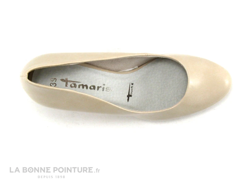 Tamaris 1-22444-22 Cream Patent - Escarpin Verni Beige 8 Tamaris 1-22444-22 Cream Patent - Escarpin Verni Beige – Image 6