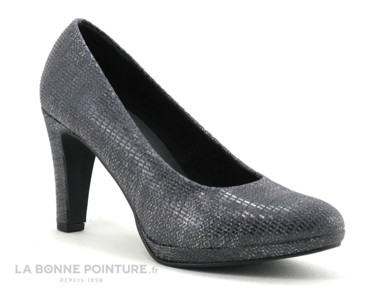 Marco Tozzi 2-22408-35 Dk Grey - Escarpin Gris Talon Haut 7 Marco Tozzi 2-22408-35 Dk Grey - Escarpin Gris Talon Haut – Image 5