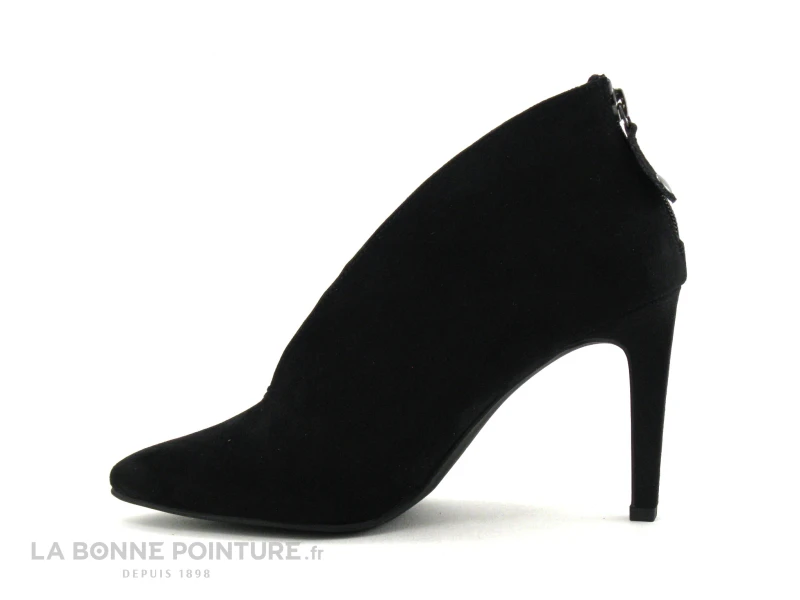 Marco Tozzi 2-25019-25 Black - Escarpin Montant Talon Haut - Zip 5 Marco Tozzi 2-25019-25 Black - Escarpin Montant Talon Haut - Zip – Image 3