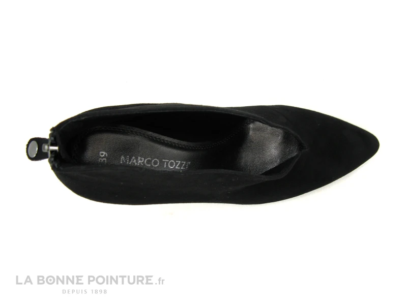 Marco Tozzi 2-25019-25 Black - Escarpin Montant Talon Haut - Zip 8 Marco Tozzi 2-25019-25 Black - Escarpin Montant Talon Haut - Zip – Image 6