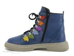 Karyoka TESS Ocean - Feuilles Multicolores - Boots Femme Cuir Bleu -Marco Tozzi Shop cd24607c73b9e66c561f35ea11d5d5ef img 4434.jpg 176960