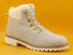 Morans EMOIS Gris Clair Avec Fourrure - Boots Montagne Femme