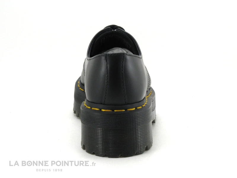 Dr. Martens Dr Martens 1461 QUAD Black Polished Smooth - 25567001 - Derbi Plateforme 6 Dr. Martens Dr Martens 1461 QUAD Black Polished Smooth - 25567001 - Derbi Plateforme – Image 4