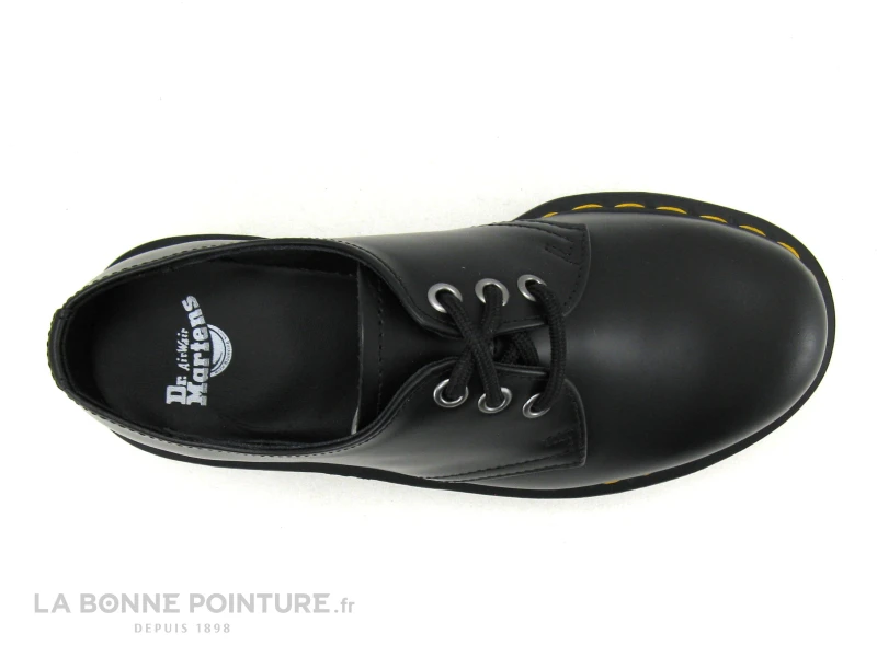 Dr. Martens Dr Martens 1461 QUAD Black Polished Smooth - 25567001 - Derbi Plateforme 8 Dr. Martens Dr Martens 1461 QUAD Black Polished Smooth - 25567001 - Derbi Plateforme – Image 6