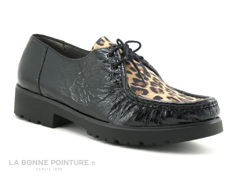 Pedi Girl GOFIQUE Noir Leopard Camel - Chaussure Basse Femme 7 Pedi Girl GOFIQUE Noir Leopard Camel - Chaussure Basse Femme – Image 5