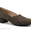 DChicas 4334 Elastico Lame Espresso - Escarpin Brillant