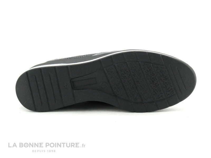 Inea LUTIN - Reptile Gris Noir - Chaussure Basse Compensee 9 Inea LUTIN - Reptile Gris Noir - Chaussure Basse Compensee – Image 7