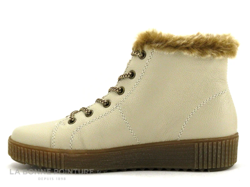 Remonte R7980-80 Creme - Muscat - Basket Montante Femme 5 Remonte R7980-80 Creme - Muscat - Basket Montante Femme – Image 3