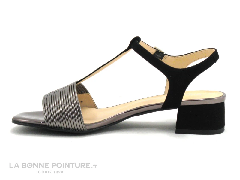 Brenda Zaro F3254 ZOE - Noir - Acier - Sandale Femme 5 Brenda Zaro F3254 ZOE - Noir - Acier - Sandale Femme – Image 3