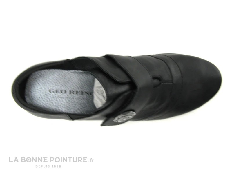Geo Reino CESITA Fripe Noir - Escarpin Petit Talon - Bride Velcro 8 Geo Reino CESITA Fripe Noir - Escarpin Petit Talon - Bride Velcro – Image 6