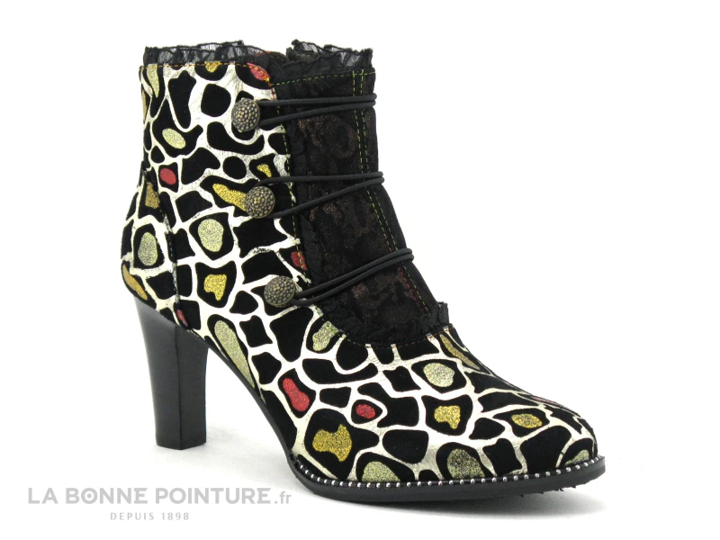 Laura Vita ALCBANEO 2301 Dore Boots Femme Talon Zip Leopard 7 Laura Vita ALCBANEO 2301 Dore Boots Femme Talon Zip Leopard – Image 5