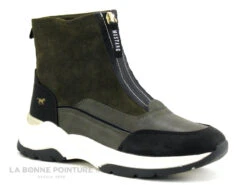 Mustang 1438 501 770 Militaire - Bottine Kaki Femme