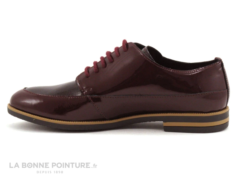 Morans VIDUITE Vernis Bordeaux - Chaussure Basse Lacet 5 Morans VIDUITE Vernis Bordeaux - Chaussure Basse Lacet – Image 3