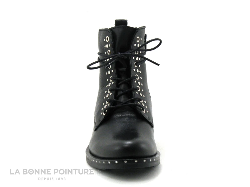 Morans Bekki Noir- Boots Lacets Et Zip 4 Morans Bekki Noir- Boots Lacets Et Zip – Image 2