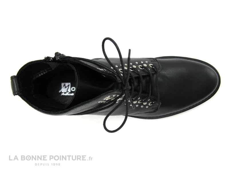 Morans Bekki Noir- Boots Lacets Et Zip 8 Morans Bekki Noir- Boots Lacets Et Zip – Image 6