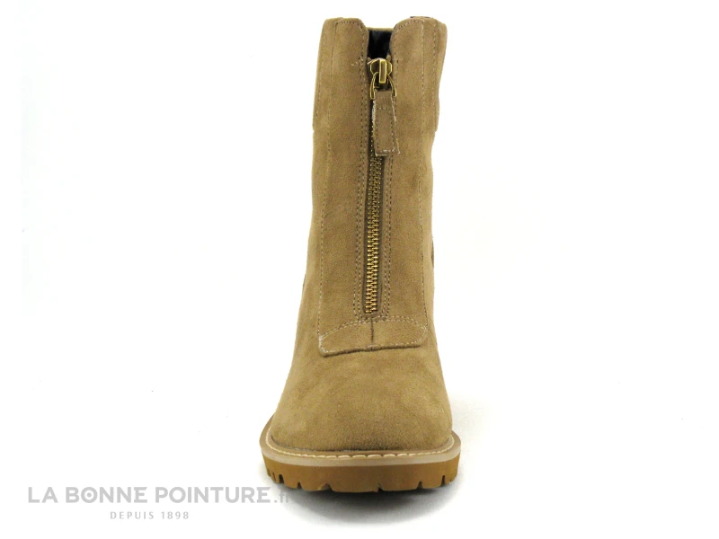 The Divine Factory QL4741 Beige - Boots Femme - Zip Dessus 4 The Divine Factory QL4741 Beige - Boots Femme - Zip Dessus – Image 2