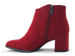 Marco Tozzi 2-25015-25 Red - Bottine Velours Rouge - Talon Large -Marco Tozzi Shop cd24607c73b9e66c561f35ea11d5d5ef img 5283.jpg 153843