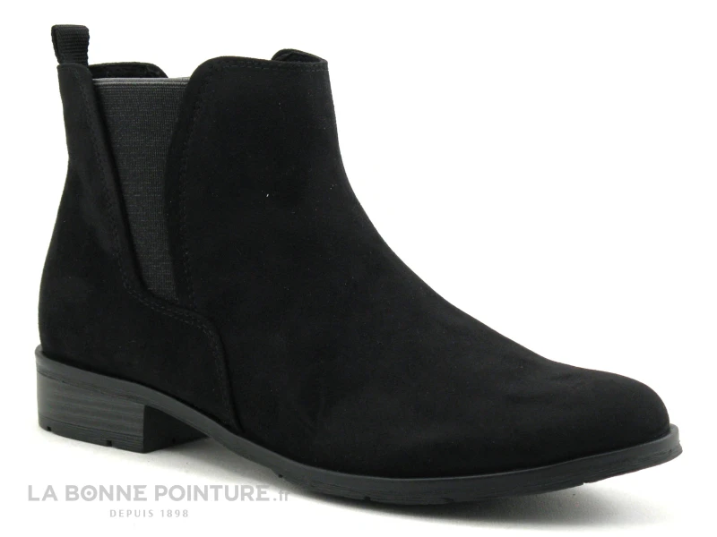 Marco Tozzi 2-25321-35 Black Uni - Boots Velours Noir 7 Marco Tozzi 2-25321-35 Black Uni - Boots Velours Noir – Image 5