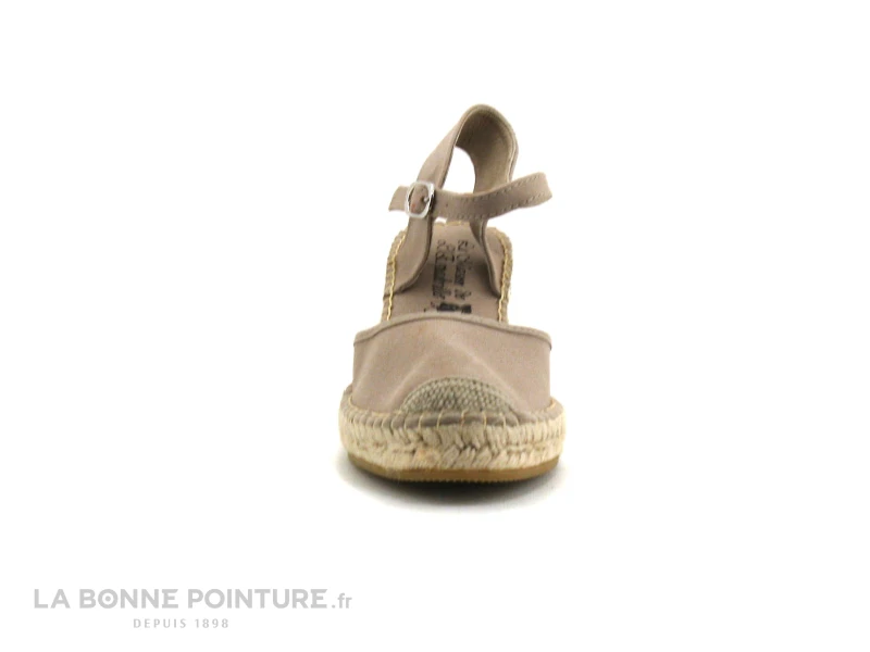 Maison Espadrille 610-1 Taupe - Nu-pieds Bout Ferme 4 Maison Espadrille 610-1 Taupe - Nu-pieds Bout Ferme – Image 2