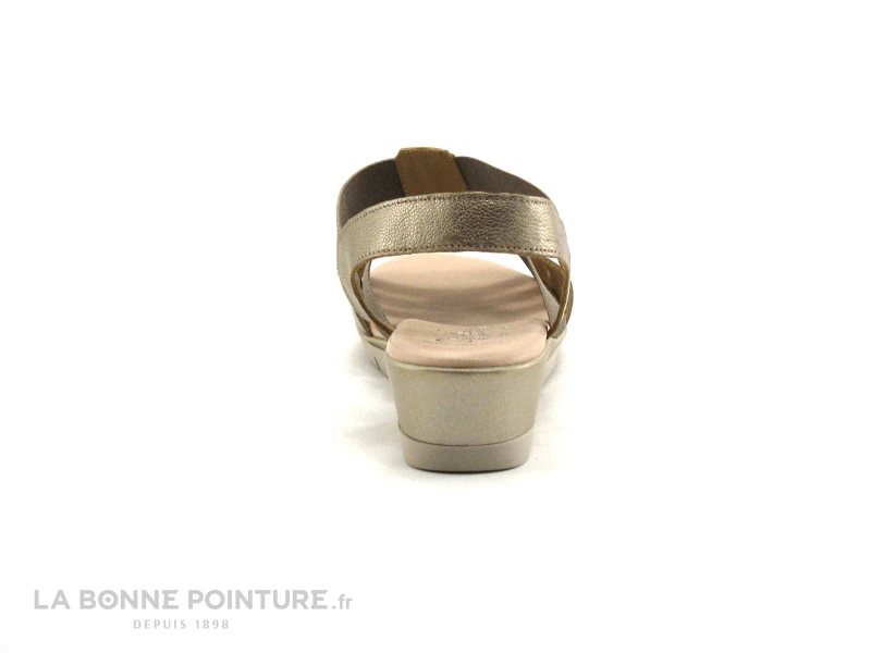 Valerias 5090 Taupe - Bronze - Fleurs Relief - Sandale Femme 6 Valerias 5090 Taupe - Bronze - Fleurs Relief - Sandale Femme – Image 4