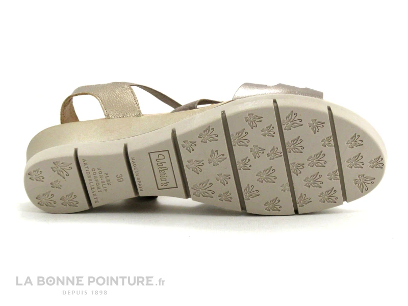 Valerias 5090 Taupe - Bronze - Fleurs Relief - Sandale Femme 9 Valerias 5090 Taupe - Bronze - Fleurs Relief - Sandale Femme – Image 7