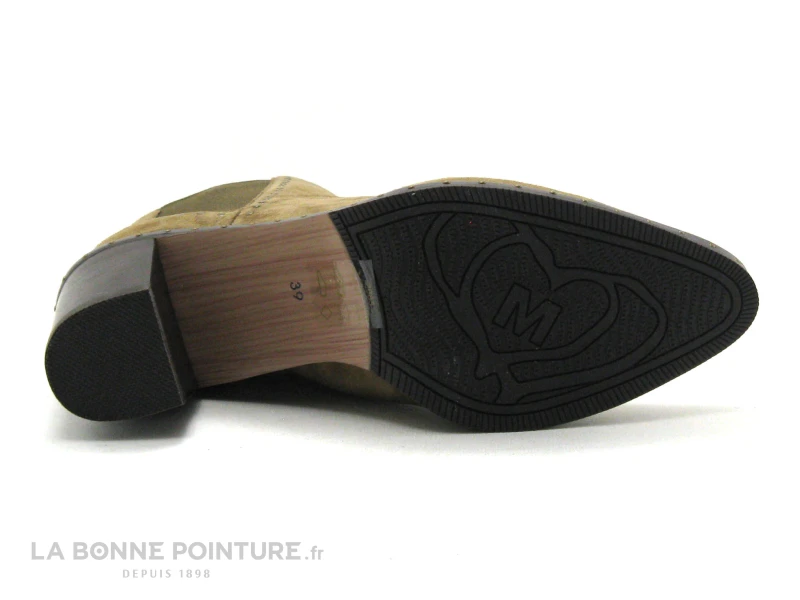 MamZelle NAGI Velours Vison - Clous - Boots Chelsea Talon Haut 8 MamZelle NAGI Velours Vison - Clous - Boots Chelsea Talon Haut – Image 6