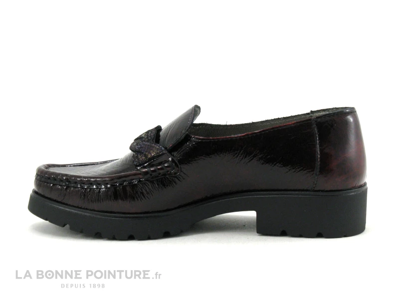 Pedi Girl BADREQUE Bordo Multi - Mocassin Femme Bordeaux 4 Pedi Girl BADREQUE Bordo Multi - Mocassin Femme Bordeaux – Image 3