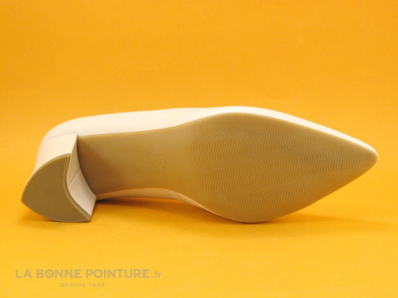 Marco Tozzi 2-22419-20 Cream - Escarpin Beige Pointu - Talon Incurve 9 Marco Tozzi 2-22419-20 Cream - Escarpin Beige Pointu - Talon Incurve – Image 7