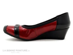 INEA FANA - Escarpin Rouge Verni - Noir - Talon Compense -Marco Tozzi Shop cd24607c73b9e66c561f35ea11d5d5ef img 6419.jpg 124907