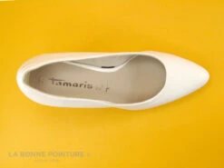 Tamaris 1-22411-20 White - Escarpin Blanc A Talon Haut 14 Tamaris 1-22411-20 White - Escarpin Blanc A Talon Haut -Marco Tozzi Shop cd24607c73b9e66c561f35ea11d5d5ef img 6433.jpg 180860