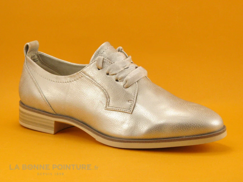 Tamaris 1-23204-20 Light Gold - Derby Femme Metallise 7 Tamaris 1-23204-20 Light Gold - Derby Femme Metallise – Image 5