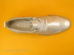 Tamaris 1-23204-20 Light Gold - Derby Femme Metallise 14 Tamaris 1-23204-20 Light Gold - Derby Femme Metallise -Marco Tozzi Shop cd24607c73b9e66c561f35ea11d5d5ef img 6457.jpg 181700