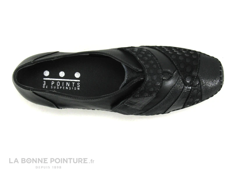 3 Points De Suspension KIAPUR 18382 Noir - Chaussure Velcro 8 3 Points De Suspension KIAPUR 18382 Noir - Chaussure Velcro – Image 6