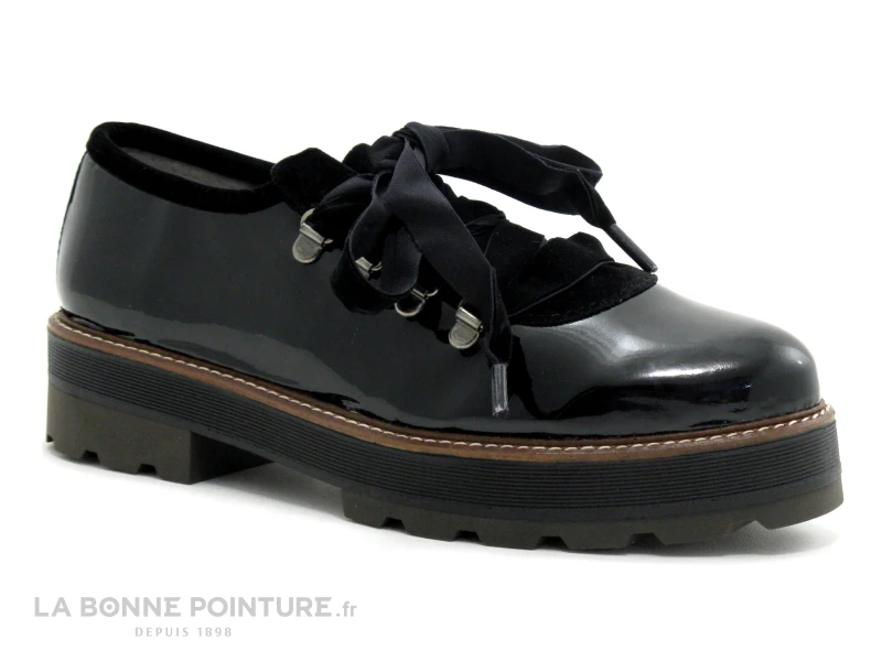 Folies POUM - Noir Verni - Chaussure Basse Femme 3 Folies POUM - Noir Verni - Chaussure Basse Femme