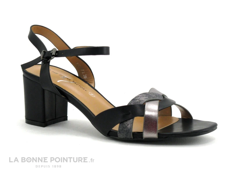 The Divine Factory HG3688 Noir - Sandale Talon Haut 3 The Divine Factory HG3688 Noir - Sandale Talon Haut