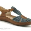 Pikolinos VALLARTA 655-0575 Emerald - Marine Marron - Sandale