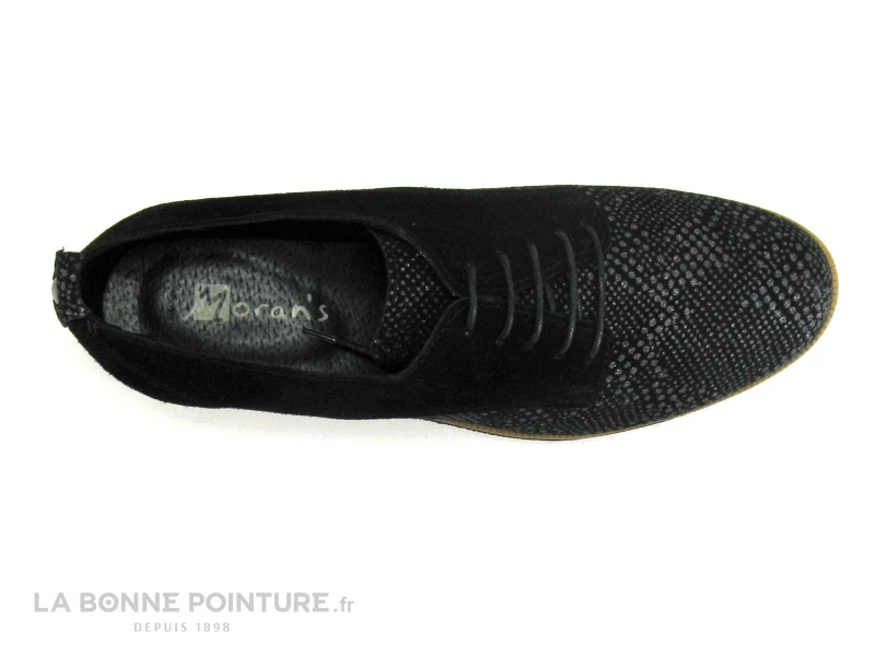 Morans VIALA Noir - Pois Argent - Chaussure Derby Femme 8 Morans VIALA Noir - Pois Argent - Chaussure Derby Femme – Image 6