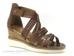 Tamaris 1-28352-26 Cognac - Brides Ajourees - Sandale Talon Compense -Marco Tozzi Shop cd24607c73b9e66c561f35ea11d5d5ef img 7077.jpg 156028