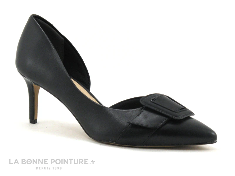 Tamaris 1-22409-28 Black - Escarpin Cuir Noir Talon Haut 3 Tamaris 1-22409-28 Black - Escarpin Cuir Noir Talon Haut