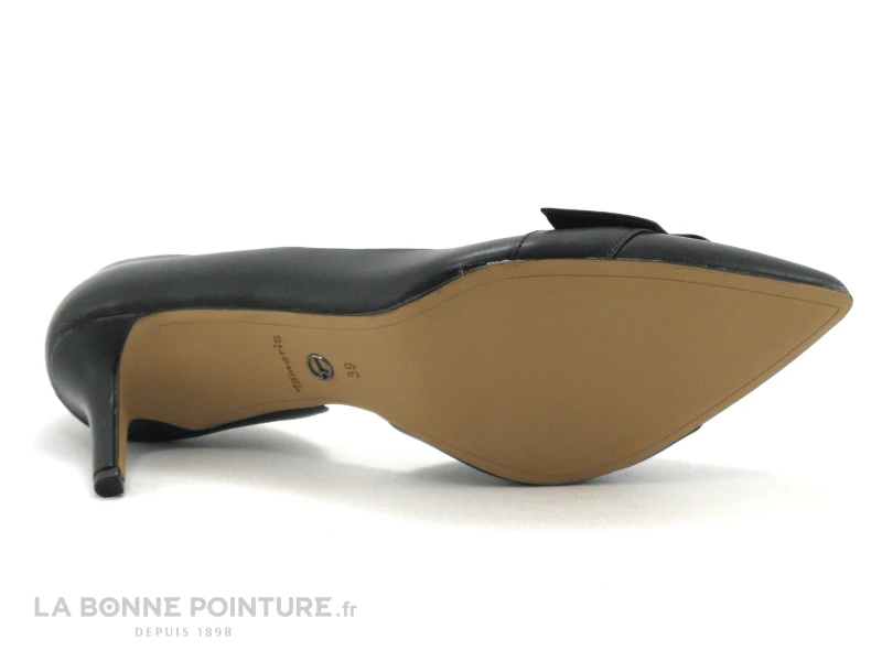 Tamaris 1-22409-28 Black - Escarpin Cuir Noir Talon Haut 9 Tamaris 1-22409-28 Black - Escarpin Cuir Noir Talon Haut – Image 7