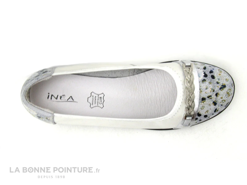 Inea ULAN Flow Marine Creme - Escarpin Compense 8 Inea ULAN Flow Marine Creme - Escarpin Compense – Image 6