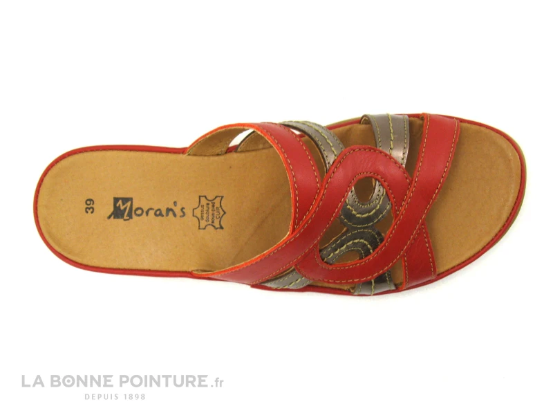 Morans FALEPA Rouge Bronze - Mule Femme 5 Morans FALEPA Rouge Bronze - Mule Femme – Image 3