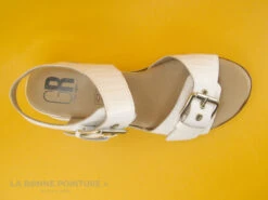 Geo Reino GIFABE Blanc - Nu-pieds Femme - Semelle Compensee 14 Geo Reino GIFABE Blanc - Nu-pieds Femme - Semelle Compensee -Marco Tozzi Shop cd24607c73b9e66c561f35ea11d5d5ef img 7442.jpg 168515