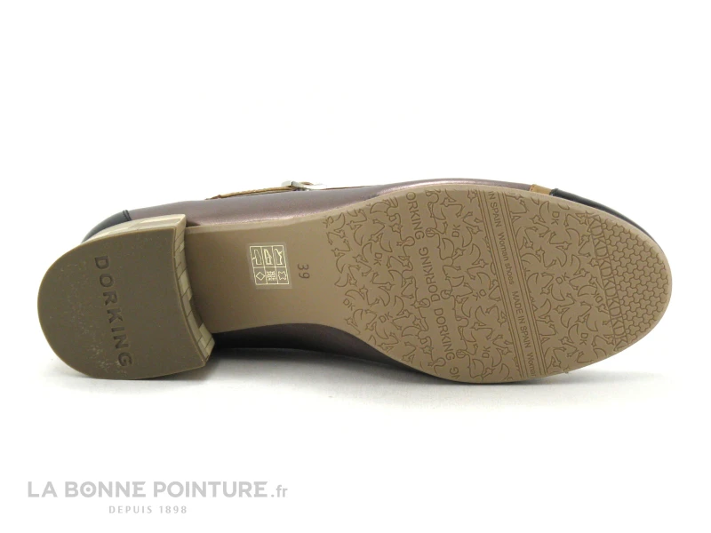 Dorking FRIDA D8991 Bronze Marmotte - Escarpin Avec Bride 9 Dorking FRIDA D8991 Bronze Marmotte - Escarpin Avec Bride – Image 7