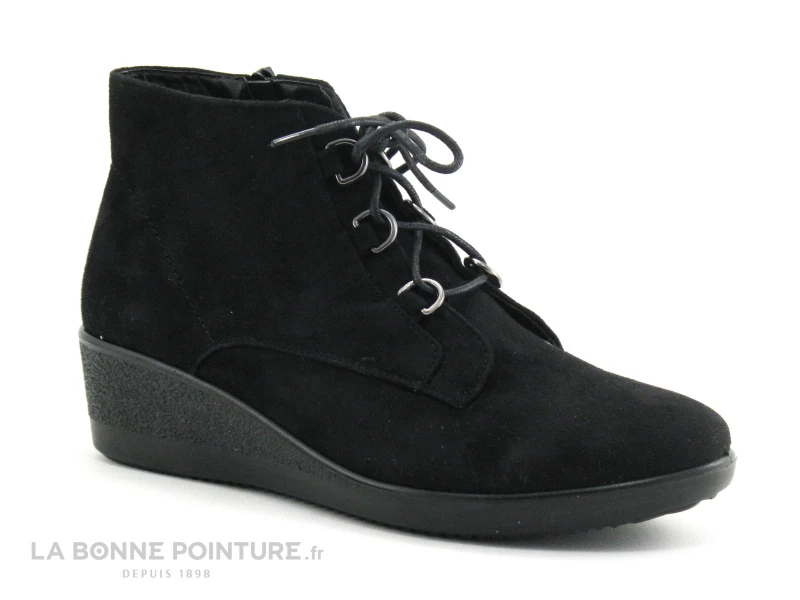 Sweet R CODI Noir - Chaussure Compensee Femme 7 Sweet R CODI Noir - Chaussure Compensee Femme – Image 5