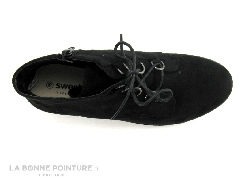 Sweet R CODI Noir - Chaussure Compensee Femme 8 Sweet R CODI Noir - Chaussure Compensee Femme – Image 6