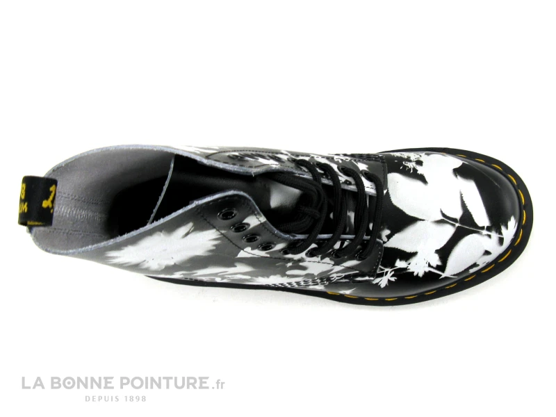Dr. Martens Dr Martens 1460 PASCAL Phantom Floral Shadow Backhand Black White - Boots 8 Dr. Martens Dr Martens 1460 PASCAL Phantom Floral Shadow Backhand Black White - Boots – Image 6
