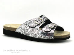 Artika BASQUE Balthazar Argent - Mule Reglable Femme